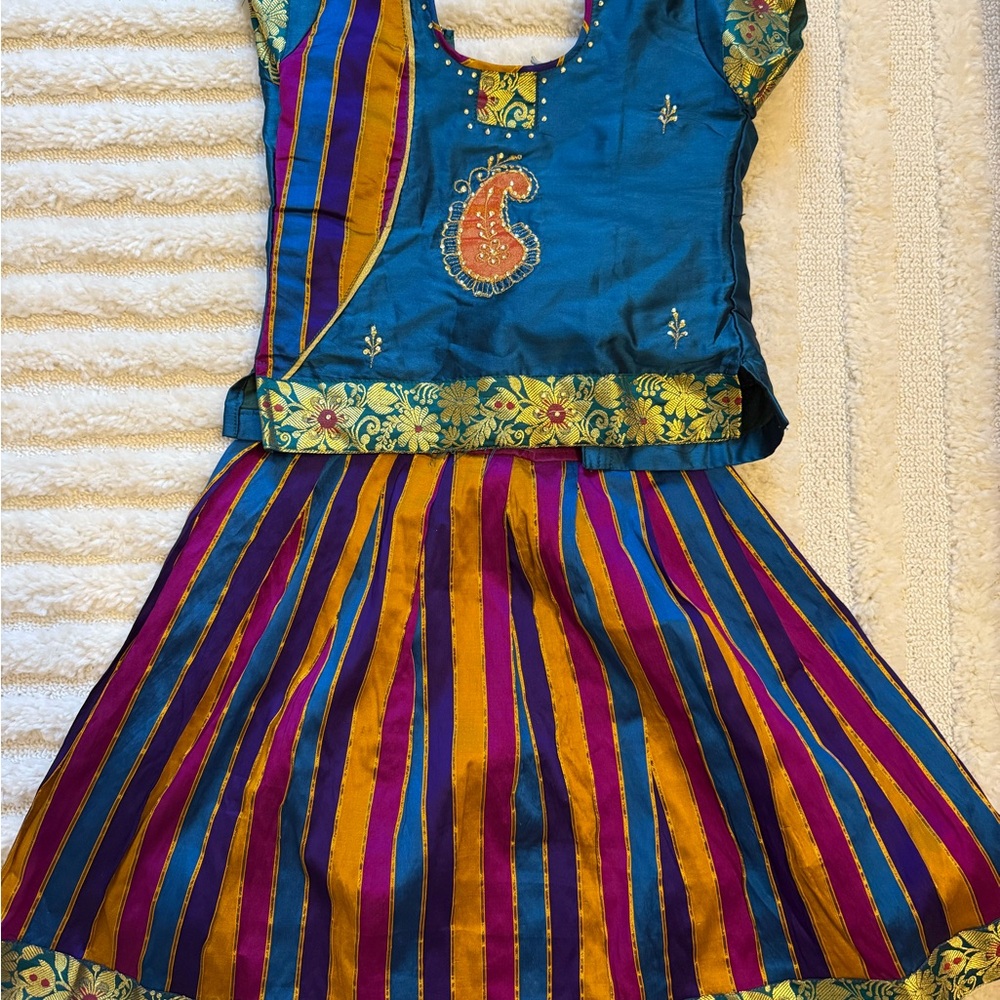Colorful Embroidered Traditional Dress